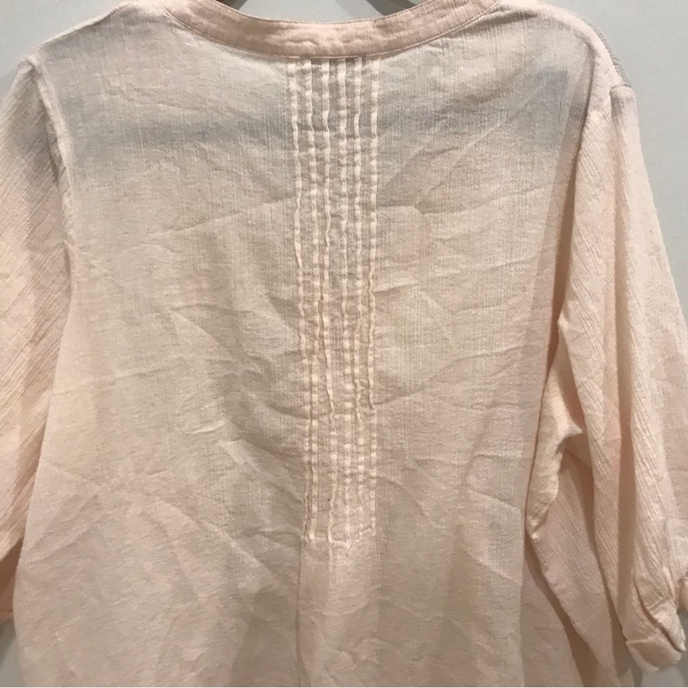 Kenar Cotton Peasant Tunic (2X) - Picture 9 of 10